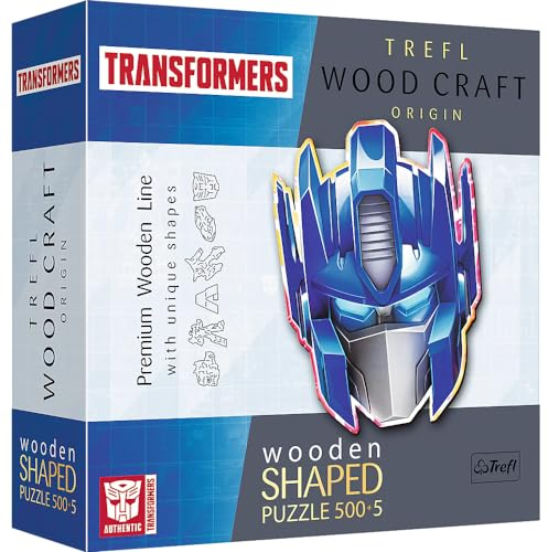 Holz Puzzle Sonderform 500 + 5 Tranformers Optimus Prime