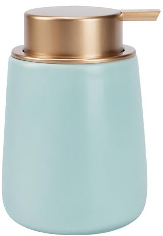 TOOZFO Seifenspender aus Keramik mit leicht zu drückender Pumpe, Handlotion, Flüssigkeitsspender für Shampoo, Badezimmer, Küche, 340 ml