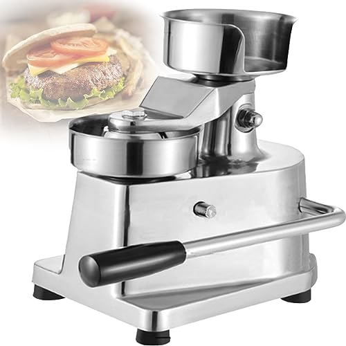 MLYYYDSS Macchina per la formatura di Hamburger Manuale, pressa per Hamburger ripiena, pressa per Hamburger Commerciale, pressa per Hamburger con 500 Carte Oleate,13cm