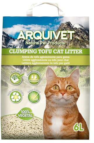 Arquivet Tofu Katzenstreu, 6 l, klumpend, saugfähig