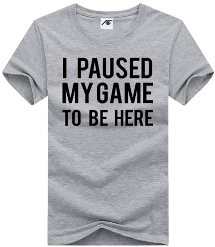 U Looking Prettysus Game Printed Gamer T-Shirt Kids Funny Gaming Gifts for Boys Ideal Axeboks Tees Presents for Teens for Boys and Girls Assorted UK Size Grey9-11Y