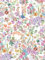 SOEWIOU Colourful Flower Wallpaper,300 * 44.5cm Thicken Waterproof Wallpaper Vinyl Self Adhesive Contact Paper for Home Bedroom Cabinets and Kitchen Deco