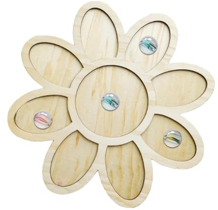 Genérico - Bandeja sensorial de Madera para niños | Bandeja de clasificación Preescolar con patrón único de Madera, Juguetes Divertidos, didáctico, Juguetes de