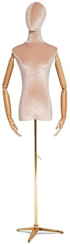 RNNYWDRQ Schneiderpuppen, Schneiderbüsten, Schaufensterpuppenbüsten und Arme, um die Führung zu übernehmen, Designer-Kleidung, Modemodelle, Hochzeitskleid