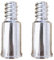 HarmonyCrafts 2Pcs Silver Metal Broom Handle Tips Threaded Handle Tips Threaded Head Household Connector for Wood Poles