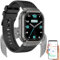 Newgen Medicals Fitnesstracker: Fitness-Smartwatch, 20 Tage Laufzeit, Always-on-Display, ChatGPT, IP68 (Fitnesswatch, Sportuhren, Apple Watch)
