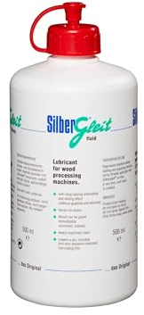 Silbergleit Holzgleitmittel Spray für Hobelmaschinen, 500 ml Flasche, silikonfrei, ohne Rückstände