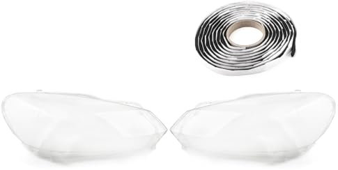 LST 2x Scheinwerferglas Streuscheibe Halogen Xenon links rechts Set kompatibel mit VW Golf VI 6 Variant Cabrio Limousine 5K1 AJ5 517 2008-2013