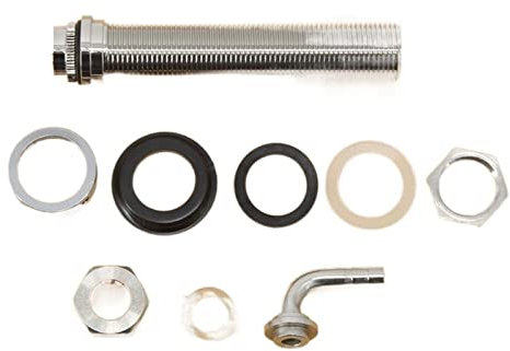 LCQSYE bierbrauset Verchromter Bierzapfhahn-Schaft mit 8 mm Homebrew-Kegging-Teilen, DIY-Zubehör Druckminderer(128mm Shank)