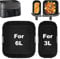 VIKKI Pack of 2 Airfryer Accessories for Ninja Double Stack XL SL400EU, Silicone Mould Hot Air Fryer for Foodi Max Dual Zone AF400EU AF300EU 7.6 9.5 L, Air Fryer Accessories, BPA-Free