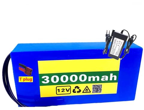 12V 30Ah Lithium Akku Hochleistungs Lithium-ionen Akku Wasserdichter PVC Akku Anpassbarer Akku Für Eine Solarlampe Straßenlaterne Sightseeing Auto Usw for 500W 250W with Charger