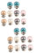 BESTYASH 20pièces Broches Décoratives Accessoires Multipurpose Pour Vêtements Et Chapeaux