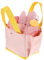 Toyvian 1 Ensemble Ensemble d'outils de Plantation Petit Trousse de Jardinage Enfant en Bas âge Jouets râteau de Jardin pour Enfants Tissu Oxford 600d Rose