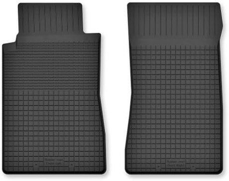 Wielganizator Gummimatten vorne passend für Mercedes SLK R171 (2004-2011) Coupe | 2-teiliges Set, nur vorn | bessere Passform als universelle Matten | Schwarz
