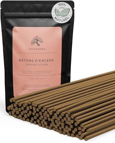 Räucherstäbchen Set 5×20 – 100 Incense Sticks – Meersalz Lavendel, Salbei Eukalyptus, Sandelholz Rose, Osmanthus Agarholz & Weihrauch Orangen Blüte – Meditation, Yoga, Rauhnächte Geschenkset
