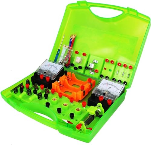 Experimentierkasten for Elektrotechnik – Umfassendes Physiklabor-Set mit Schaltungsaufbauten, ideal for Schulklassen und naturwissenschaftliche Projekte zu Hause