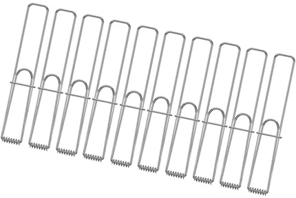 Pince plate en acier inoxydable pour barbecue, fourchette à légumes, asperges, poireaux, grillades pour pique-niques et fêtes dans le jardin