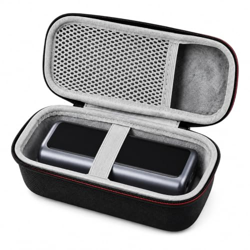 Batterie Externe Étui pour Power Bank 25,000mAh et 27,650mAh, Batterie Externe Solaire Étui et Power Bank Solaire, Housse de Voyage Rigide avec Compartiments pour Câbles et Accessoires