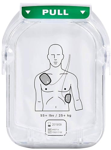 Philips Coppia di Elettrodi Monopaziente per Defibrillatore HeartStart OnSite HS1 (1 Set) (Adulto (+8 anni / >25 kg))