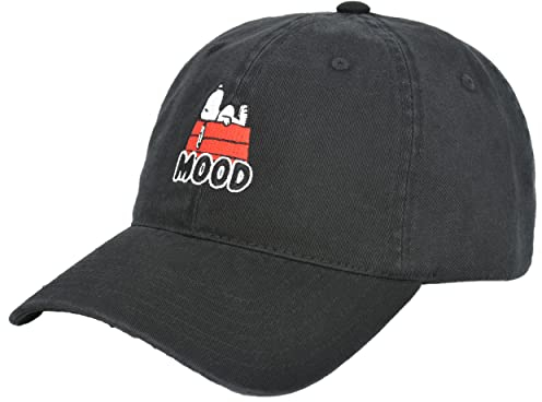 Concept One Unisex-Erwachsene Peanuts Snoopy Dad Baseballkappe mit gebogener Krempe Hut, Stimmung, Einheitsgröße
