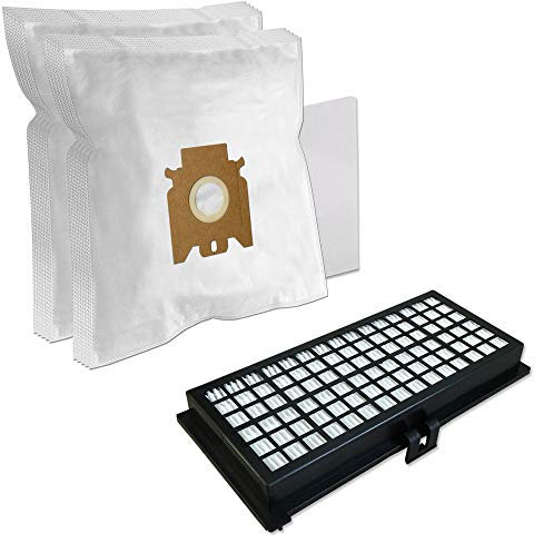 Set - Filtre HEPA + 10 Sacs Aspirateur pour Miele Cat & Dog 700 SF-AH30, S 7510 ... S 7580, S 346i Blue Magic
