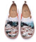 UIN Estilo Español Mocasín de Mujer Verano,Mocasín de Comodas Casual Diseñado Holgazán de Mujer Zapatos Comodos de Zapatos Mujer Lona 42