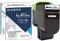 LCL 71B0H10 Schwarz Toner 6000 Seiten Kompatibel für Lexmark 71B2HK0 71B0H1 für Lexmark CS417 CS417dn CX417 CX417de CS517 CS517de CX517 CX517de (1er-Pack)