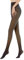 Blentude Jambes Faux Collant Polaire Chaud Translucide Slim Extensible pour Les Femmes d'hiver en Plein Air-black（210g）