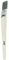 Coral 33474 Precision Angled Lining Fitch Paint Brush with Platinum Easy Clean Filaments 1 inch