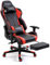 YOLEO Gaming Chair, Ergonomic Computer Gaming Chair Adjustable Armrest High Back, Mute Casters with Lumbar Support and Headrest, with Footrest BIFMA Certified