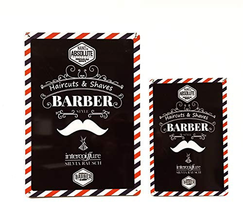 Barber Deko Blechschild Vintage-Dekorationen für Friseur Barbershop Wanddekoration, Metall Poster 2 Größen 29x19x2 cm und 40x28x2 cm hochwertiges Vintage Blechschild 1 Stück (29 x 19 x 2 cm, No.5)