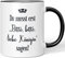 JUNIWORDS Tasse, Du musst erst Bitte, Bitte, Liebe Königin Sagen, Wähle Farbe, Schwarz