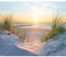 decomonkey Fototapete Strand 400x280 cm Tapete Fototapeten Vlies Tapeten Vliestapete Wandtapete Moderne Wand Wandbild Schlafzimmer Wohnzimmer Meer Dünen Sonne Himmel Natur Panorama Wasser