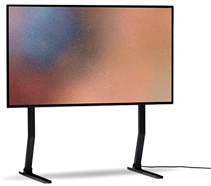Pedestal Bendy Tall Piedistallo TV da 40” a 70” | Supporto tv da Pavimento di Alta Qualità per Soggiorno | Porta TV Alto | Porta tv da Terra Unico | Rialzo TV (Nero)