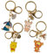 4 Stück Winnie the Pooh Schlüsselanhänger,Wopin- Winnie the Pooh Metall Schlüsselanhänger mit Winnie the Pooh Figuren Anhängern,Perfektes Geburtstags-geschenk