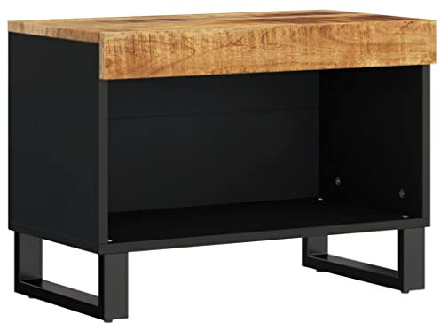 vidaXL Meuble TV 60x33x43,5 cm Bois Massif de manguier