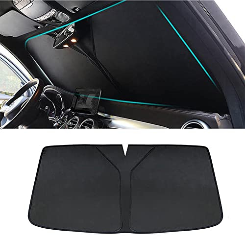 Apto para BMW Serie 3 E46 1999-2004, Parasol para Parabrisas, Parasol para Coche, Parabrisas Delantero en el Interior, para Mantener el vehículo más Fresco, Plegable