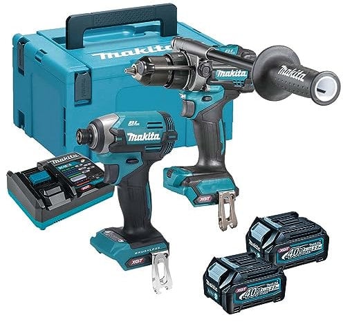 Makita DK0176G205 40V Max Li-ion XGT 2 Piece Brushless Combo Kit Supplied in a Makpac Case