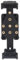 ACEXIER Porta bossoli tattico per Fucile Calibro 12 4/8/12 Colpi Caricatore Regolabile Sacchetto di Munizioni Cintura Clip Adattatore Mag Caccia Accessori (4 Rounds Black)