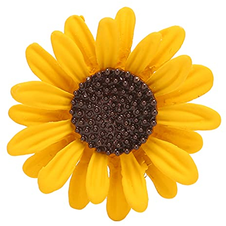 4pcs Sunflower Broche, Mignon Mini Alliage Célébration Bijoux Fleur Épingle Tournesol Bouton Épingle Sac À Dos Épingle Nouvelle Et Drôle Épingle Dame Et Fille Badge