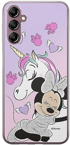 ERT GROUP Handyhülle für Samsung A14 4G/5G Original und offiziell Lizenziertes Disney Muster Minnie 036 optimal an die Form des Handy angepasst, hülle aus TPU