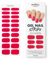 MOYOU LONDON Halbgehärtete UV Gel Strips - 20 Stück - Gel-Nagelfolien UV Härtend für Maniküre in Salonqualität - Bubblegum