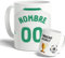 DEREGALOOS Taza Personalizada con nombre de Fútbol Elche. Tazas de Desayuno personalizada. Regalo Original para Aficionados del Futbol. Regalos Mundial Elche. Pulsera de regalo