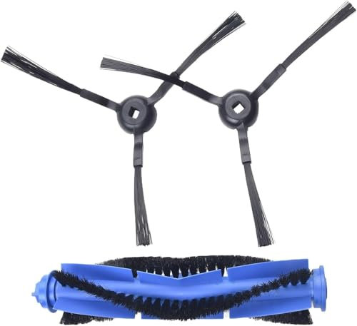YUETTYY Staubsauger-Ersatzteile für Eufy RoboVac L35 Hybrid, L35+ Roboter-Staubsauger – 1 Hauptrollbürste, 2 Seitenbürsten