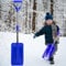 70-82CM Adjustable Kid Snow Shovel - Detachable Digging Shovel with D-Grip Handle - Snow Shovels for Children's Outdoor Yard & Garden Activities