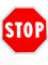 FERRETELIX Panneau routier métallique R-2 Stop 50 cm