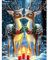 Lxmsja Diamond Painting Noël Adulte, Diamond Painting Cerf, Broderie Diamant Kit Complet, DIY Peinture Diamant Strass Point de Croix Cristal Painting pour Murale Décoration 30x40cm