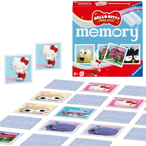 Ravensburger Hello Kitty Mini Memory Game for Kids Age 3 Years Up - 2 to 6 Players