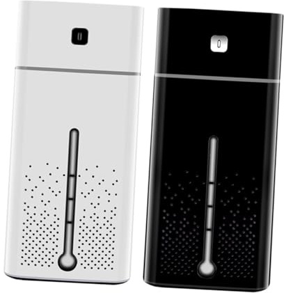 Baluue USB Mini Air Humidifier Leise Geräuscharm Großer Tank LED nachtlicht Home Büro Schlafzimmer Desktop Luftbefeuchter USB Mini Diffuser Schwarz