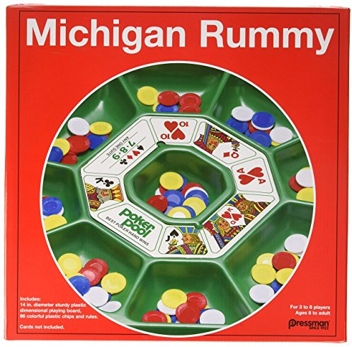 Michigan Rummy Spiel von Pressman, 5551-06, Mehrfarbig, ohne